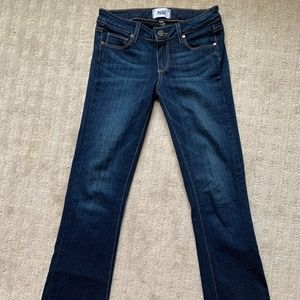 Paige Low Rise Flare Jeans size 25
